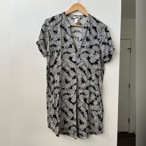 H&M Popover Pineapple Mini Dress
